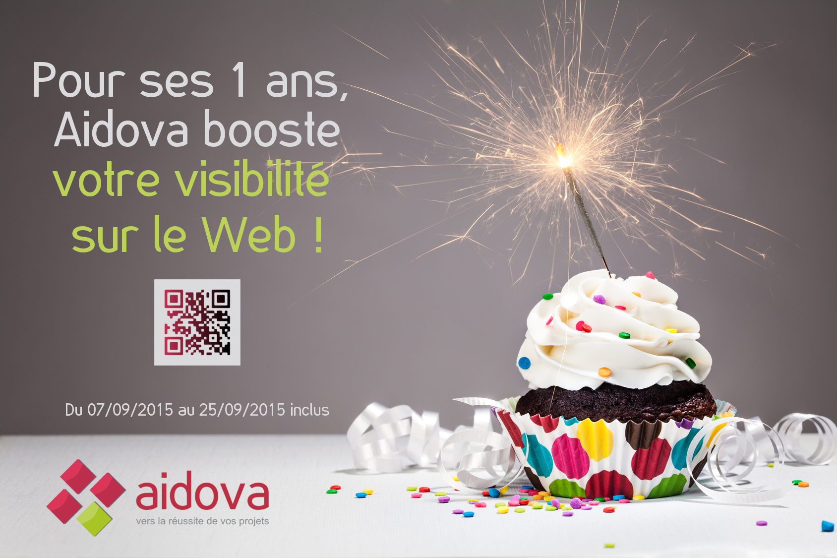 Pour ses 1 ans, Aidova booste votre visibilité sur le Web !