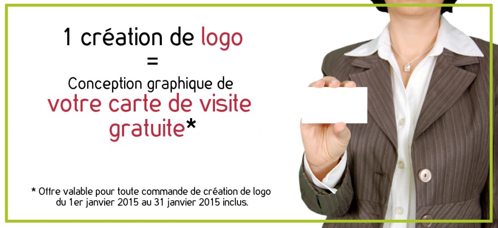 Une création de logo = Conception graphique de votre carte de visite gratuite