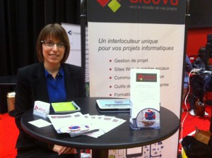 Stand d'Aidova au Salon du Numérique