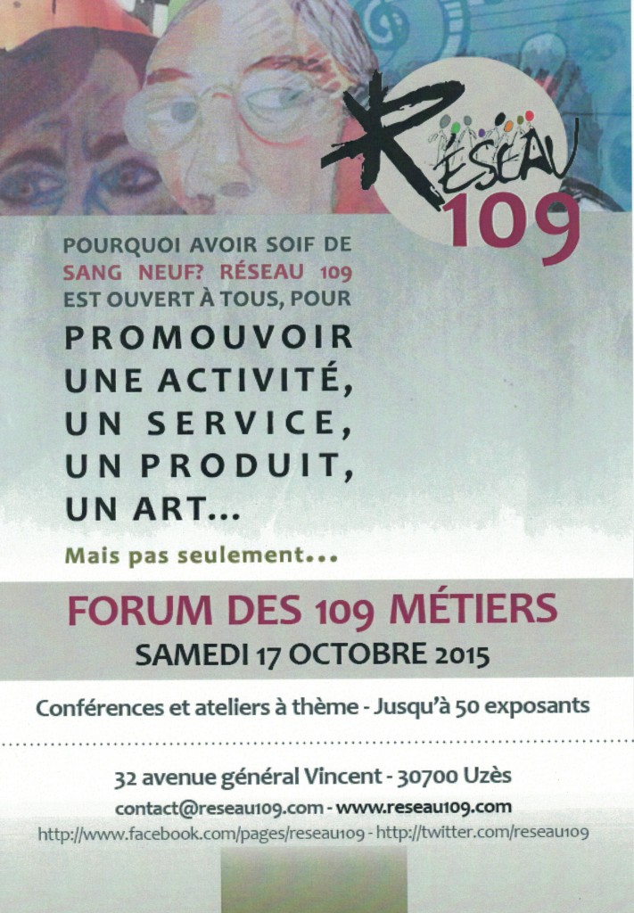 Le forum des 109 métiers 2015